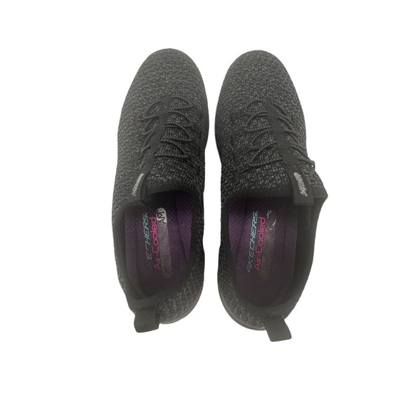 Skechers Black Flex Appeal 2.0 Passports Slip-On Sneakers Size 9 Women's - Picture 5 of 9